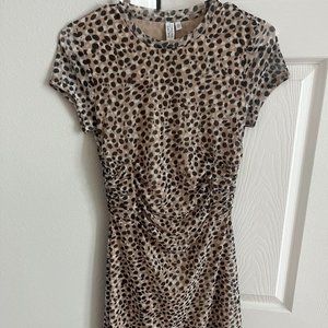 Leopard printed mini dress & Other Stories